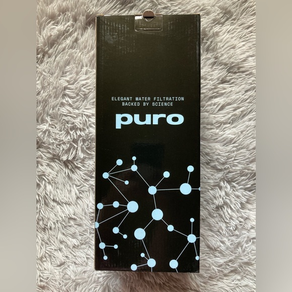 New Puro Glass Water Filter Pitcher - Clean Water in Seconds - BPA Free - 1.3L - Picture 3 of 7